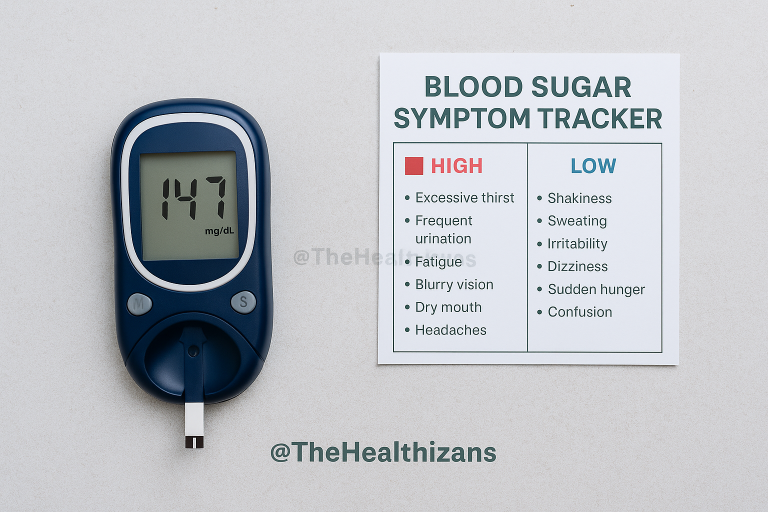 Learn the signs your blood sugar is too high or too low, how to recognise early symptoms, and what steps to take to stay balanced and protect your health.
