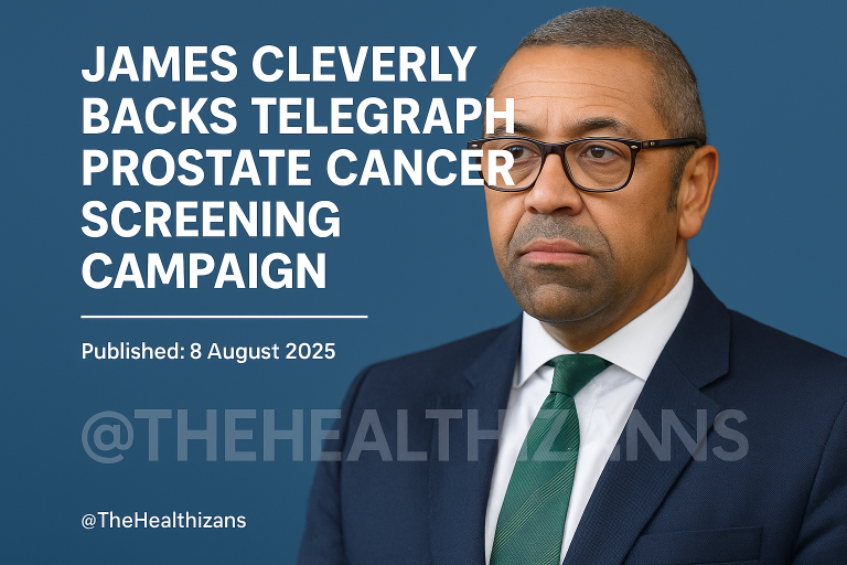 James Cleverly Backs Telegraph Campaign for Prostate Cancer Screening