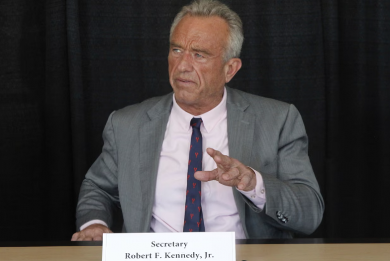 RFK addressing the Press
