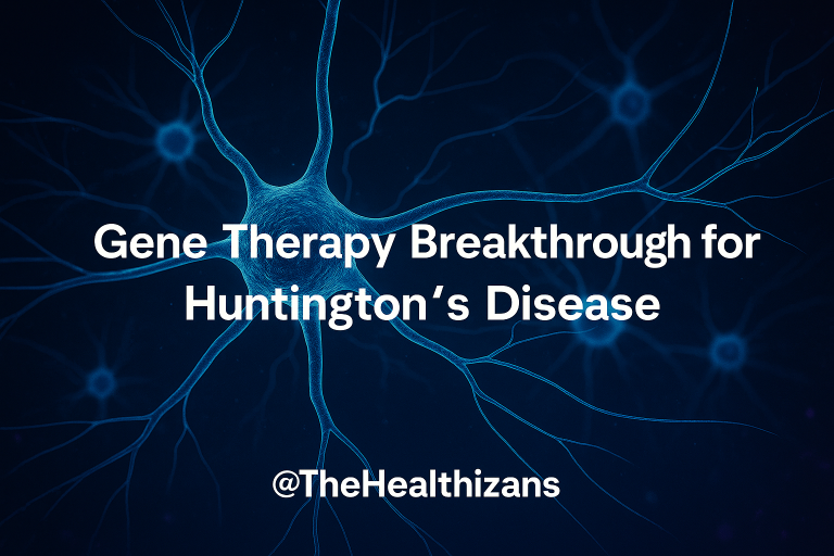 Gene Therapy Breakthrough Offers Hope for Huntingtons Disease