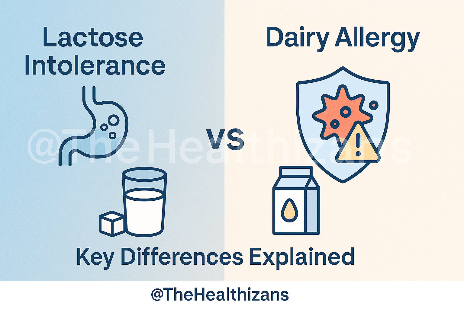 Lactose Intolerance vs Dairy Allergy: Key Differences Explained