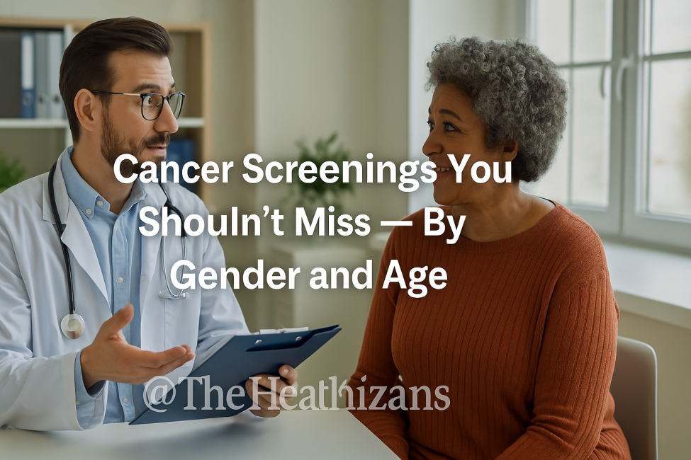 Cancer Screenings You Shouldn’t Miss — By Gender and Age