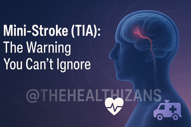 A mini-stroke (TIA) is a serious warning. Learn the key symptoms, prevention steps, and why acting FAST can protect you from a major stroke