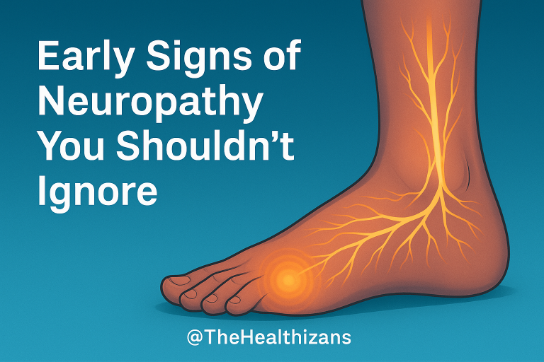 Learn the early signs of neuropathy, from tingling and burning sensations to numbness — and why spotting them early can prevent nerve damage