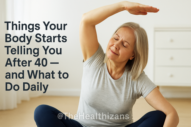 Things Your Body Starts Telling You After 40 — and What to Do Daily