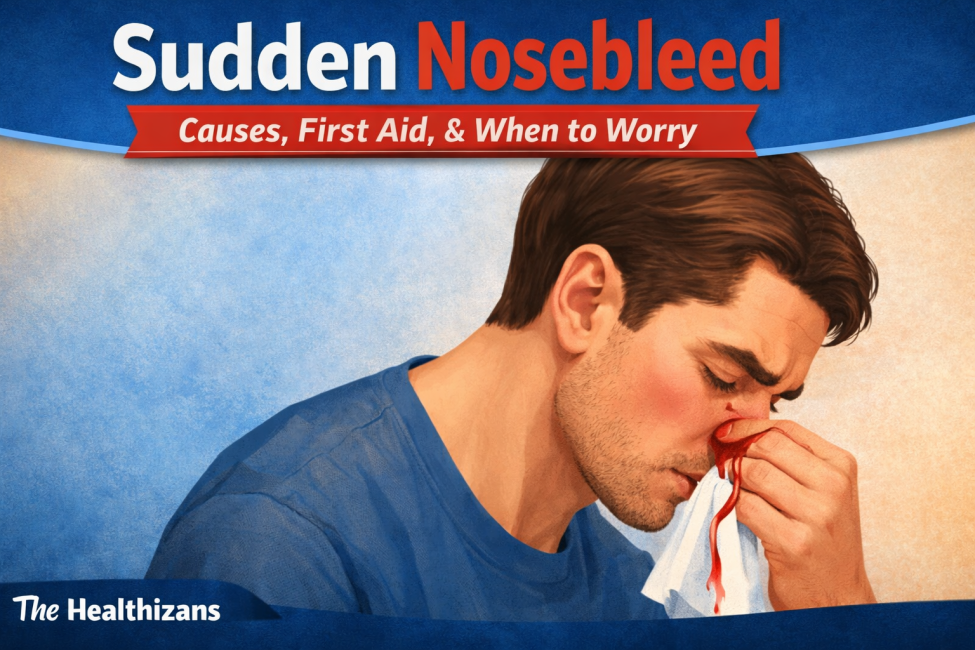 Sudden Nosebleed: Causes, First Aid, and When to Worry