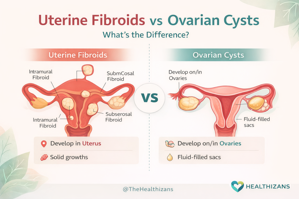 Uterine Fibroids vs Ovarian Cysts: What’s the Difference?